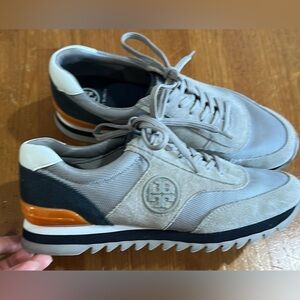 Tory Burch Logo Sawtooth Women's Multicolor Sneakers size 8.5
